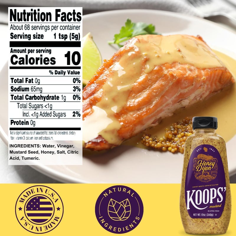 Koops' Sweet & Heat Mustard Variety Pack - 4 Flavors - Image 3